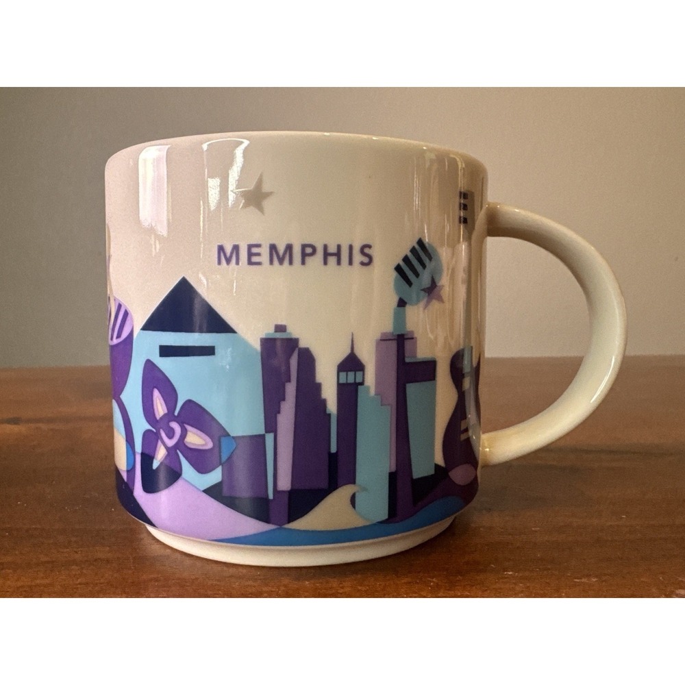 2015 Starbucks You Are Here Collection Mugs 14oz Mug Memphis